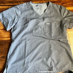 SET Figs scrubs graphite gray Size L top/bottom straight leg